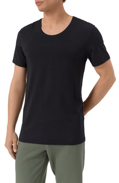 Хлопковая футболка HANRO, арт. 073088, фото 3