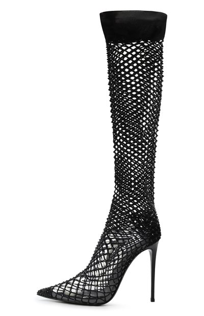 Текстильные ботфорты gilda 120 LE SILLA, арт. 2110R100R8PPCAY, фото 4