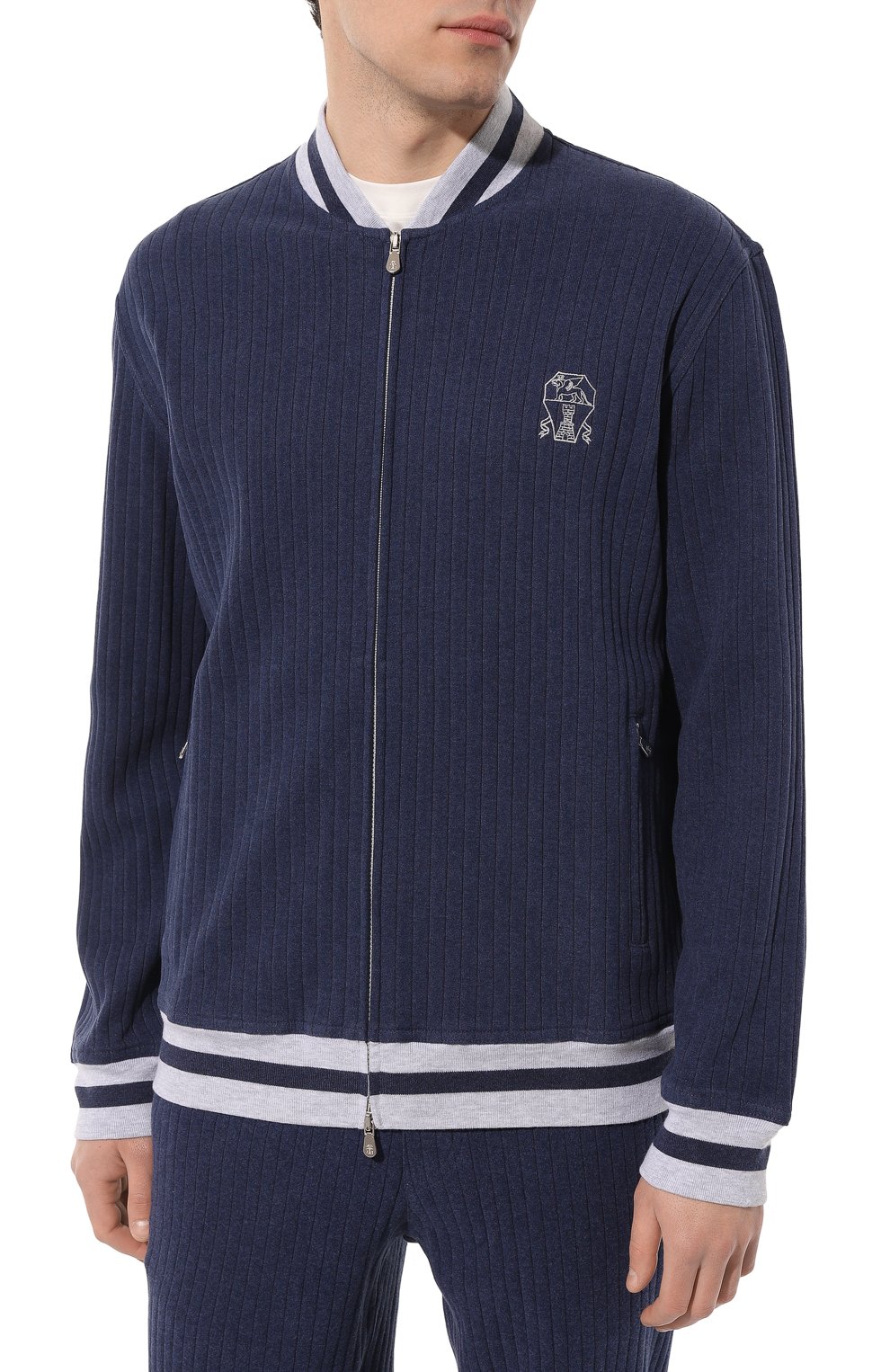 Хлопковый кардиган BRUNELLO CUCINELLI, арт. MTU20B2223, фото 3