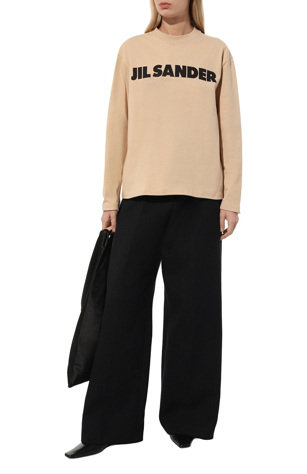 Хлопковый лонгслив JIL SANDER, арт. J02GC0107/J20215, фото 2
