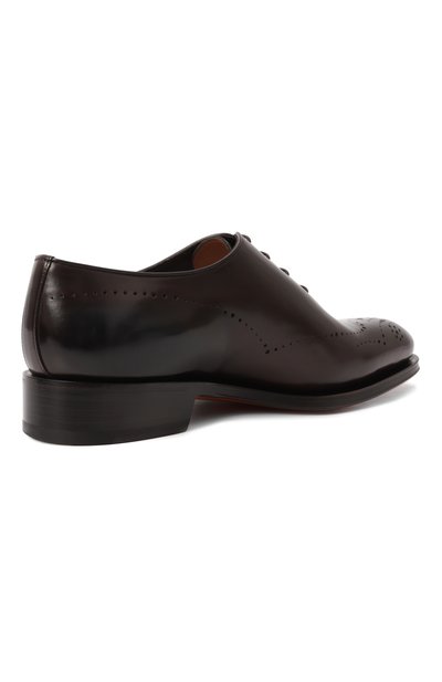 Кожаные оксфорды carter SANTONI, арт. MCCG18542MC8HRAG, фото 5