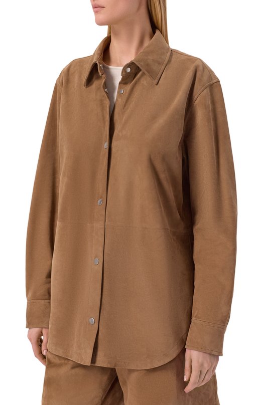 Замшевая рубашка MVST M26.2PW.L022/L010 SUEDE Бежевый  M26.2PW.L022/L010 SUEDE Фото 3