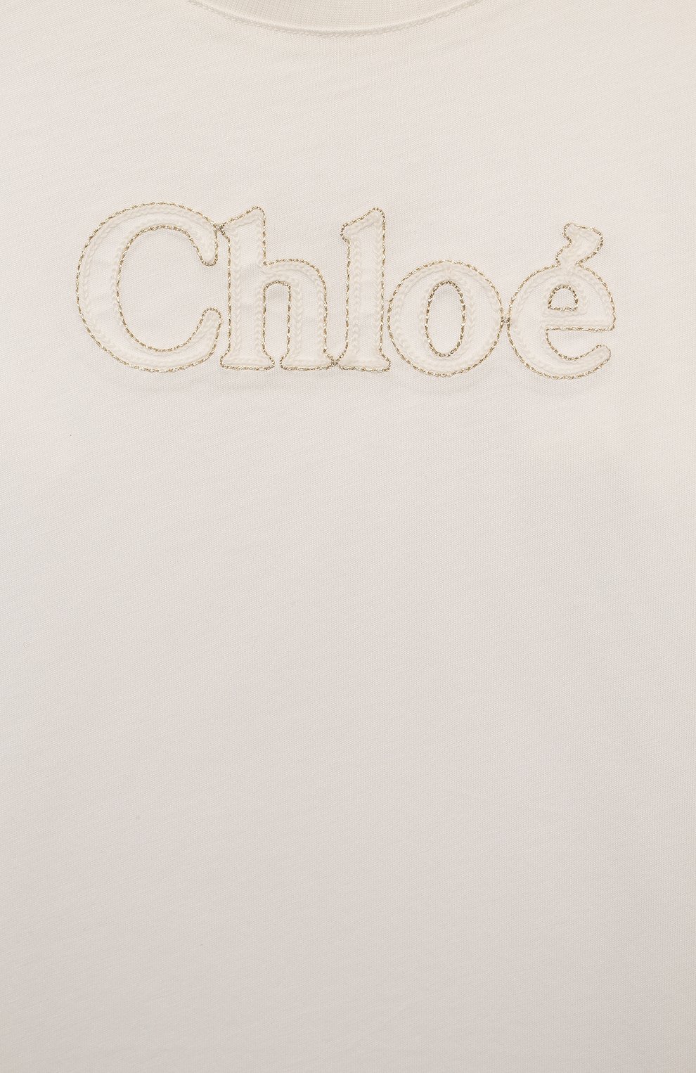 Хлопковая футболка CHLOÉ, арт. C20110/2A-5A, фото 3