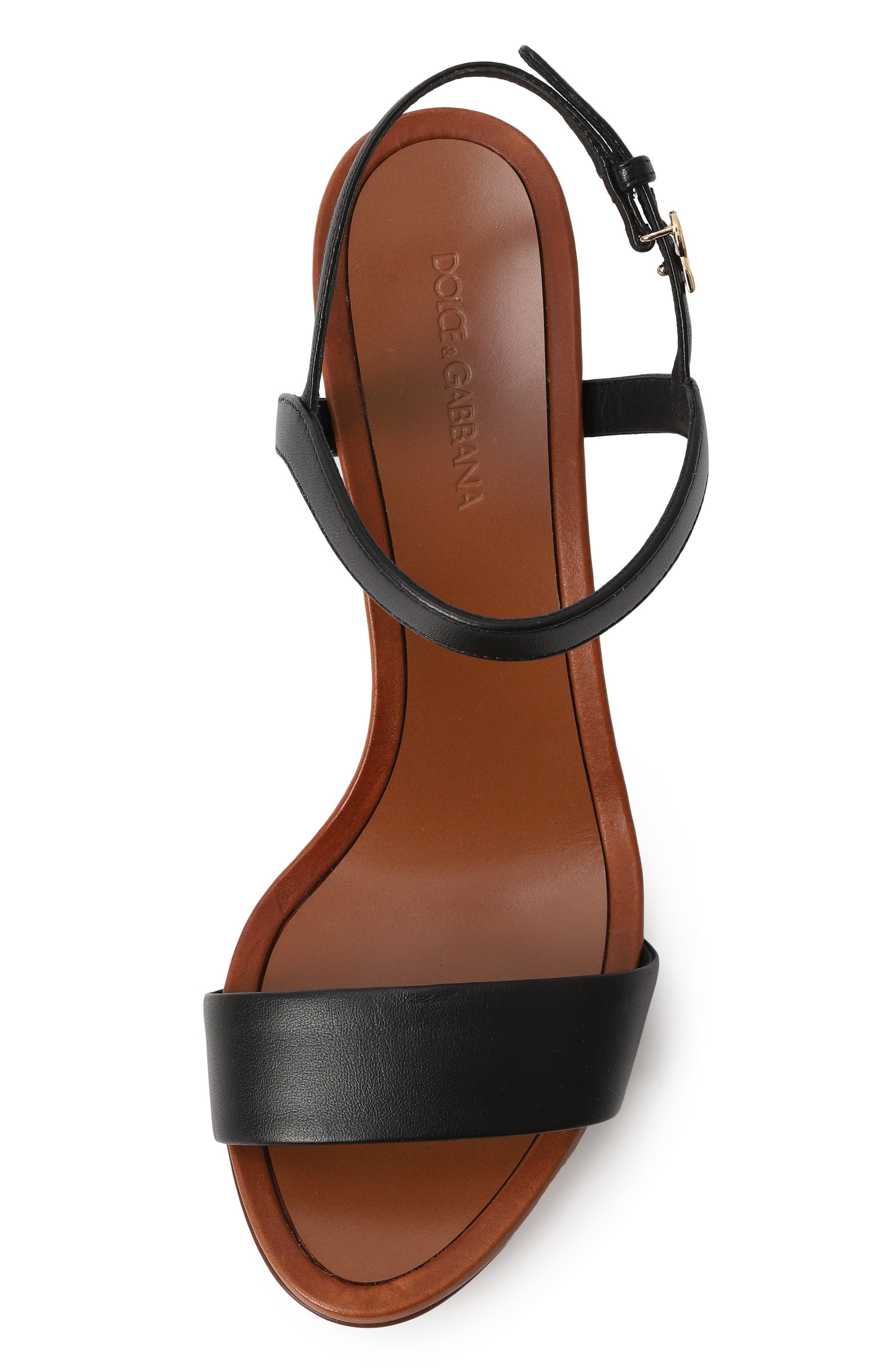 Кожаные босоножки keira 60 DOLCE & GABBANA, арт. CR1765/AK821, фото 6