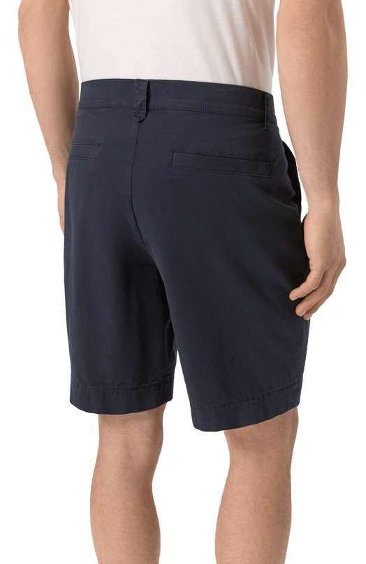 Хлопковые шорты Canali D95608/PT01482 Синий  D95608/PT01482 Фото 4