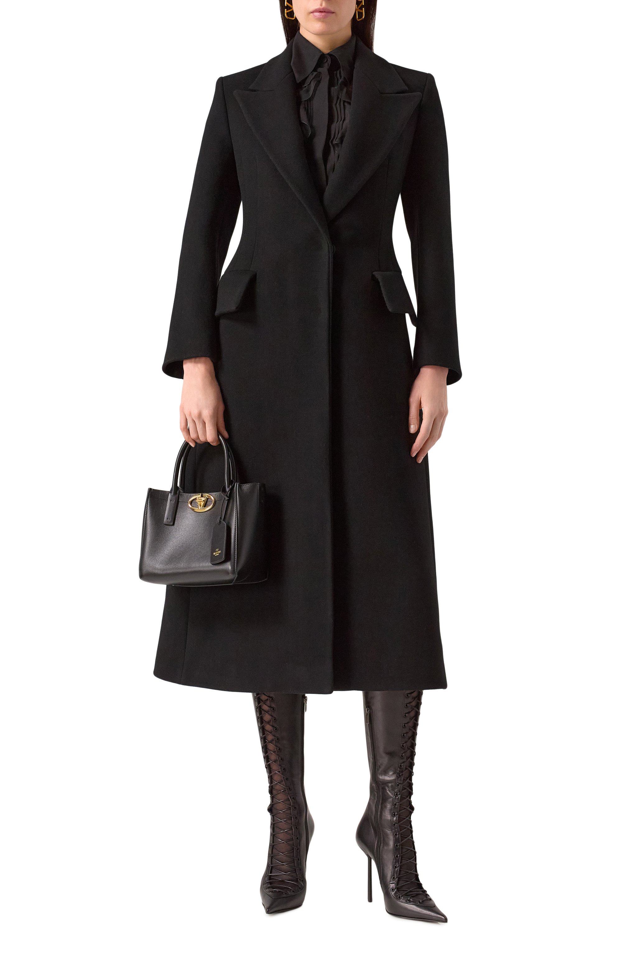 Шерстяное пальто VALENTINO, арт. 5B0CA7D08V4, фото 2