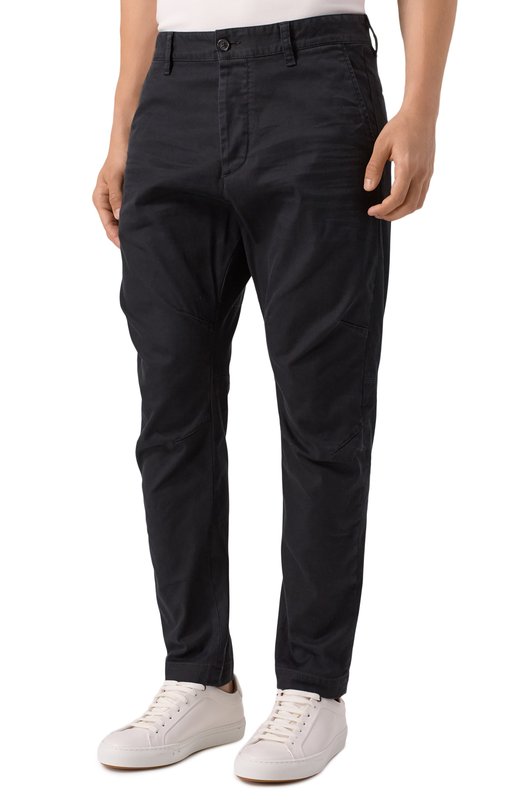 Хлопковые брюки Dsquared2 S74KB0819/S39021 Чёрный  S74KB0819/S39021 Фото 3