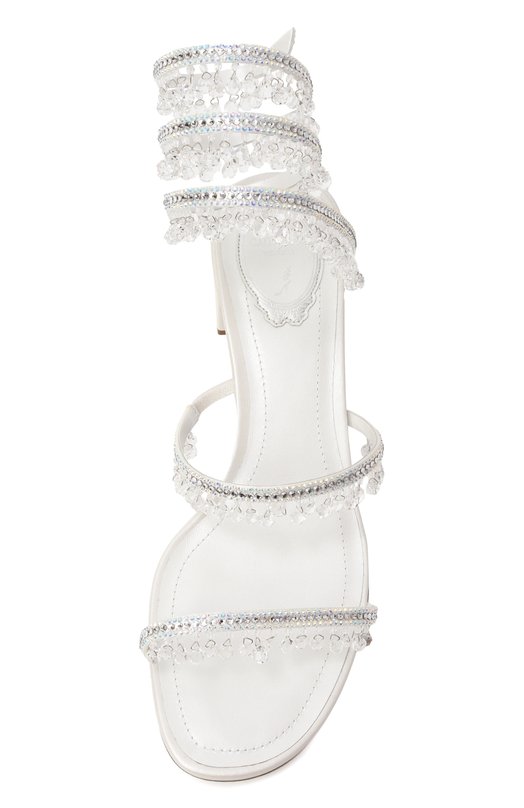 Текстильные босоножки Chandelier 40 Rene Caovilla C12535-040/R001 Белый  C12535-040/R001 Фото 6
