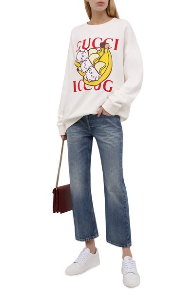 Хлопковый свитшот GUCCI, арт. 617964/XJDGM, фото 2