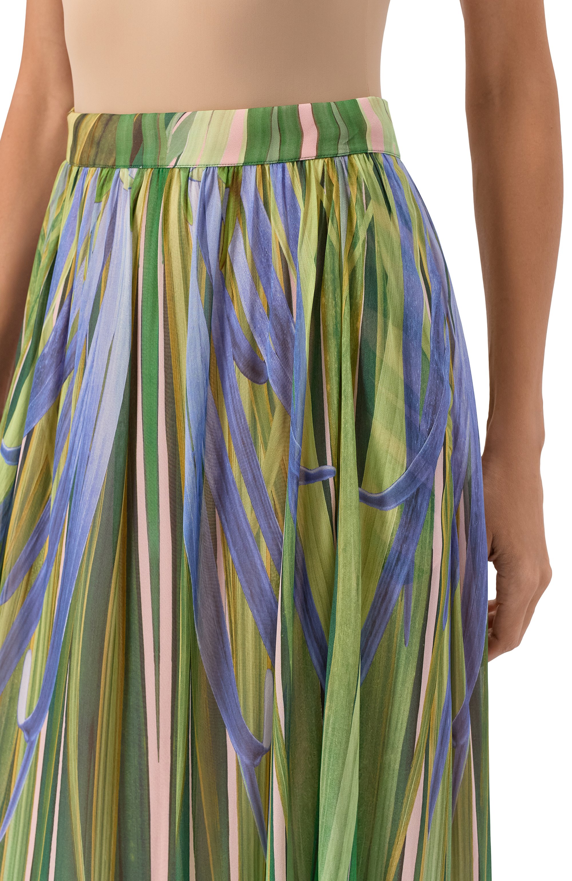 Юбка из вискозы и шелка ELIE SAAB, арт. SK192PP25/VI005, фото 5