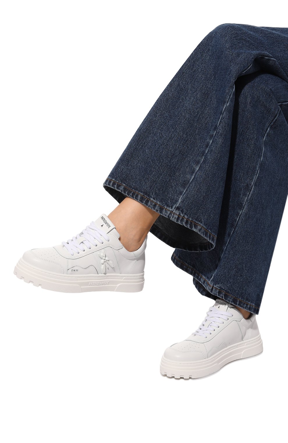 Кожаные кеды PATRIZIA PEPE, арт. 2Z0008_L011, фото 3