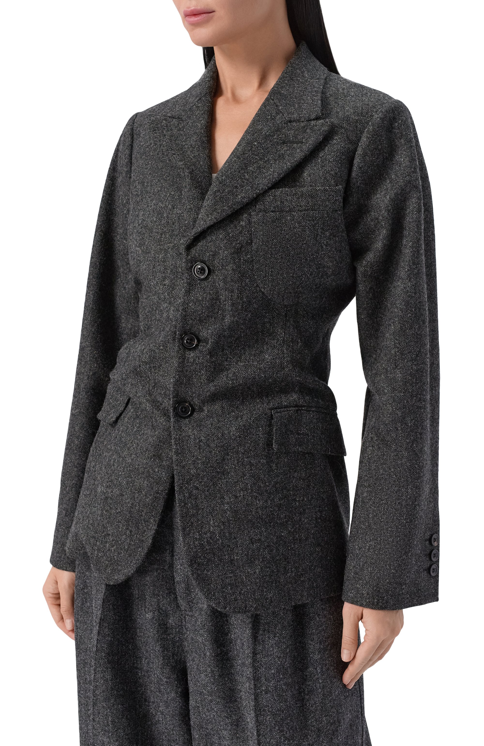 Шерстяной жакет MAISON MARGIELA, арт. S29BN0412/M35569, фото 3