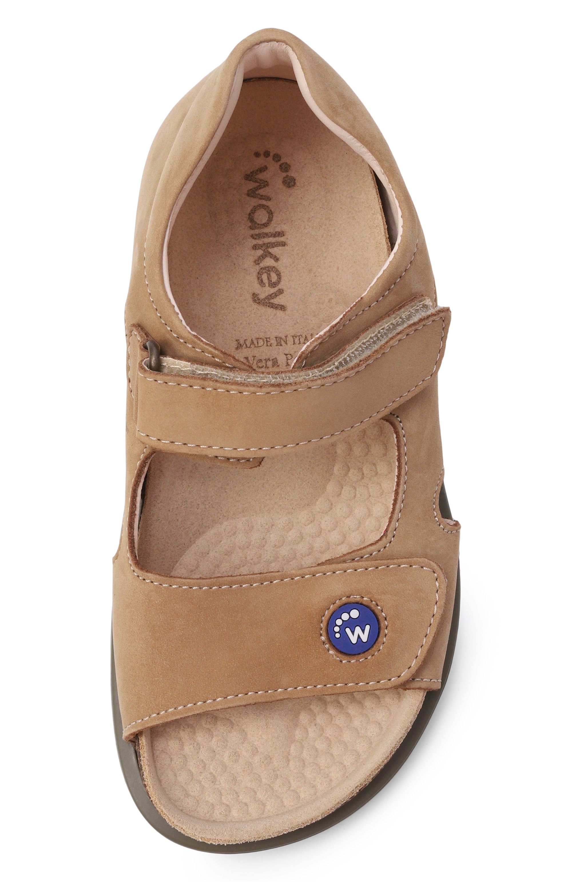 Кожаные сандалии WALKEY бежевого цвета по цене 12550 руб., арт. Y1B2-44063-0124_001, фото 4 Кожаные сандалии WALKEY, арт. Y1B2-44063-0124_001, фото 4