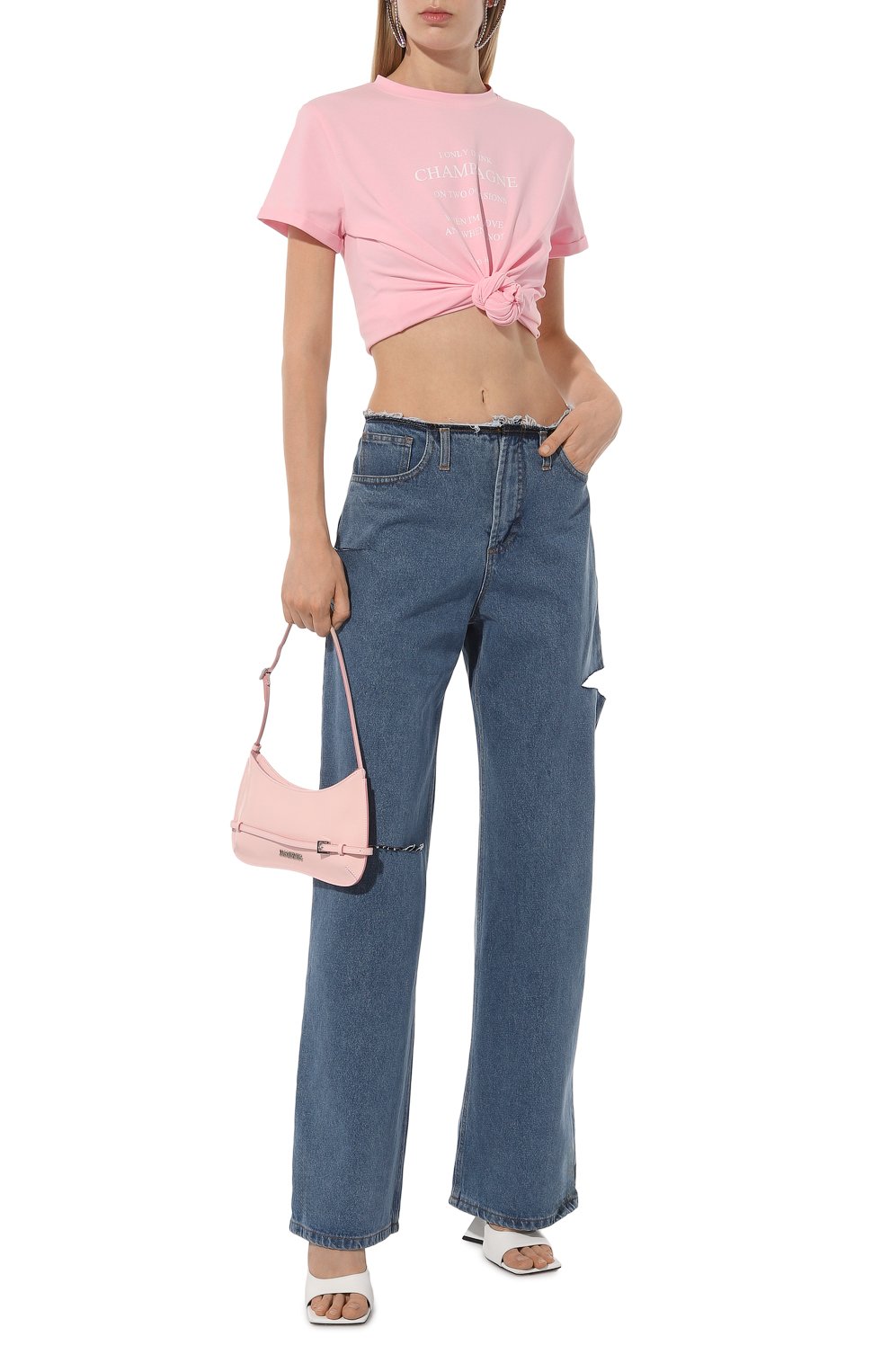 Хлопковая футболка SEVEN LAB розового цвета по цене 8190 руб., арт. CTR1.01.330.252.0128, фото 2 Хлопковая футболка SEVEN LAB, арт. CTR1.01.330.252.0128, фото 2