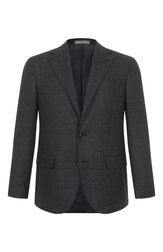 Пиджак из шерсти и кашемира Corneliani 266008-2616303 Серый 266008-2616303