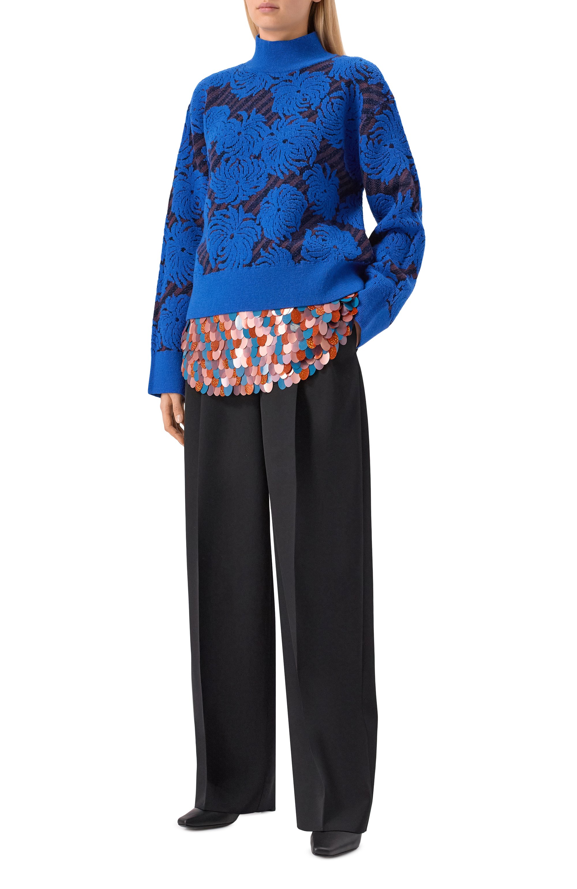 Свитер из шерсти и вискозы DRIES VAN NOTEN, арт. 011237-2731-504, фото 2