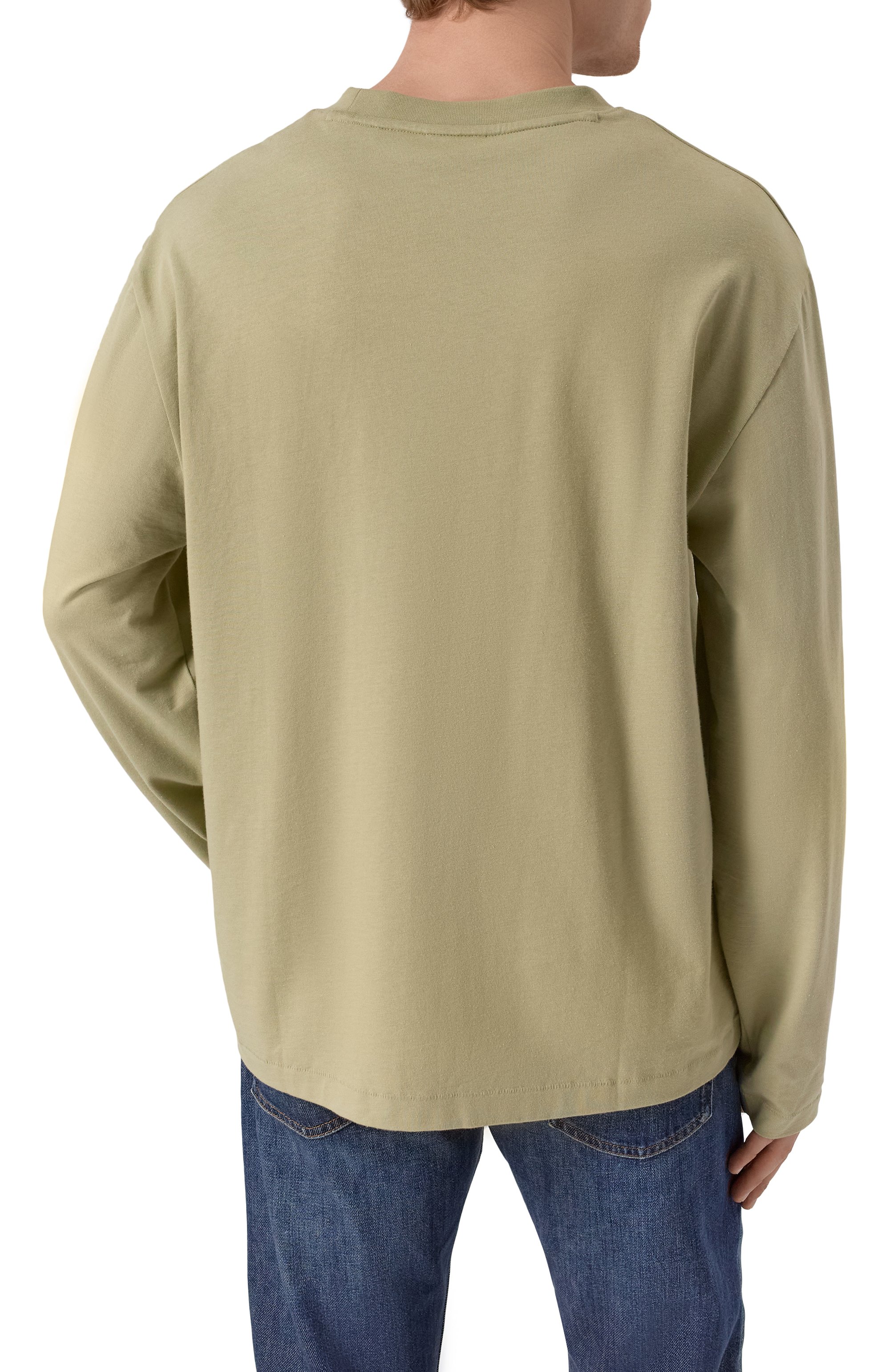 Хлопковый лонгслив HUGO, арт. 50539003, фото 4