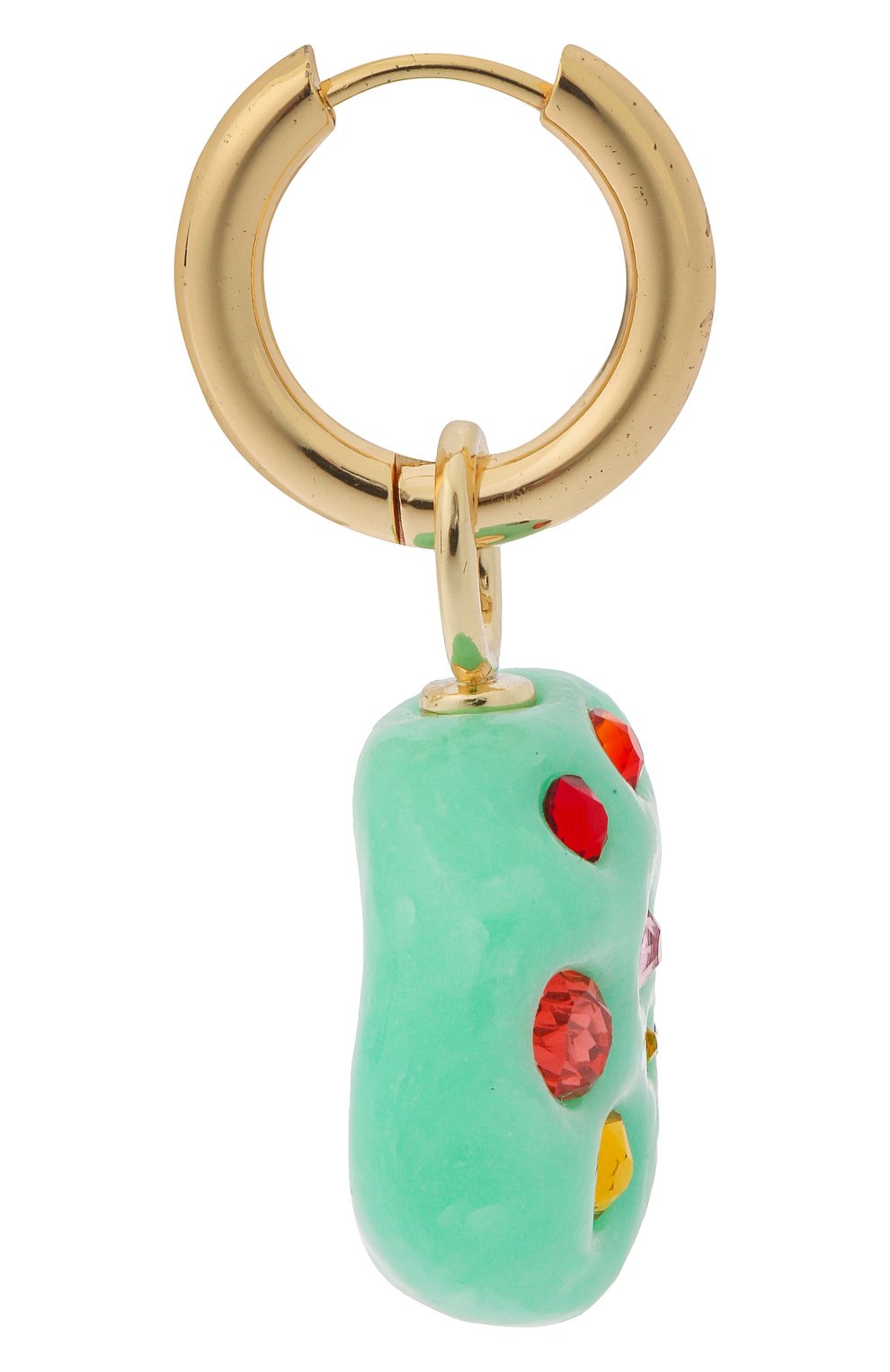 Моносерьга LILI ARCHIVE зеленого цвета по цене 8800 руб., арт. ME20C33G, фото 3 Моносерьга LILI ARCHIVE, арт. ME20C33G, фото 3