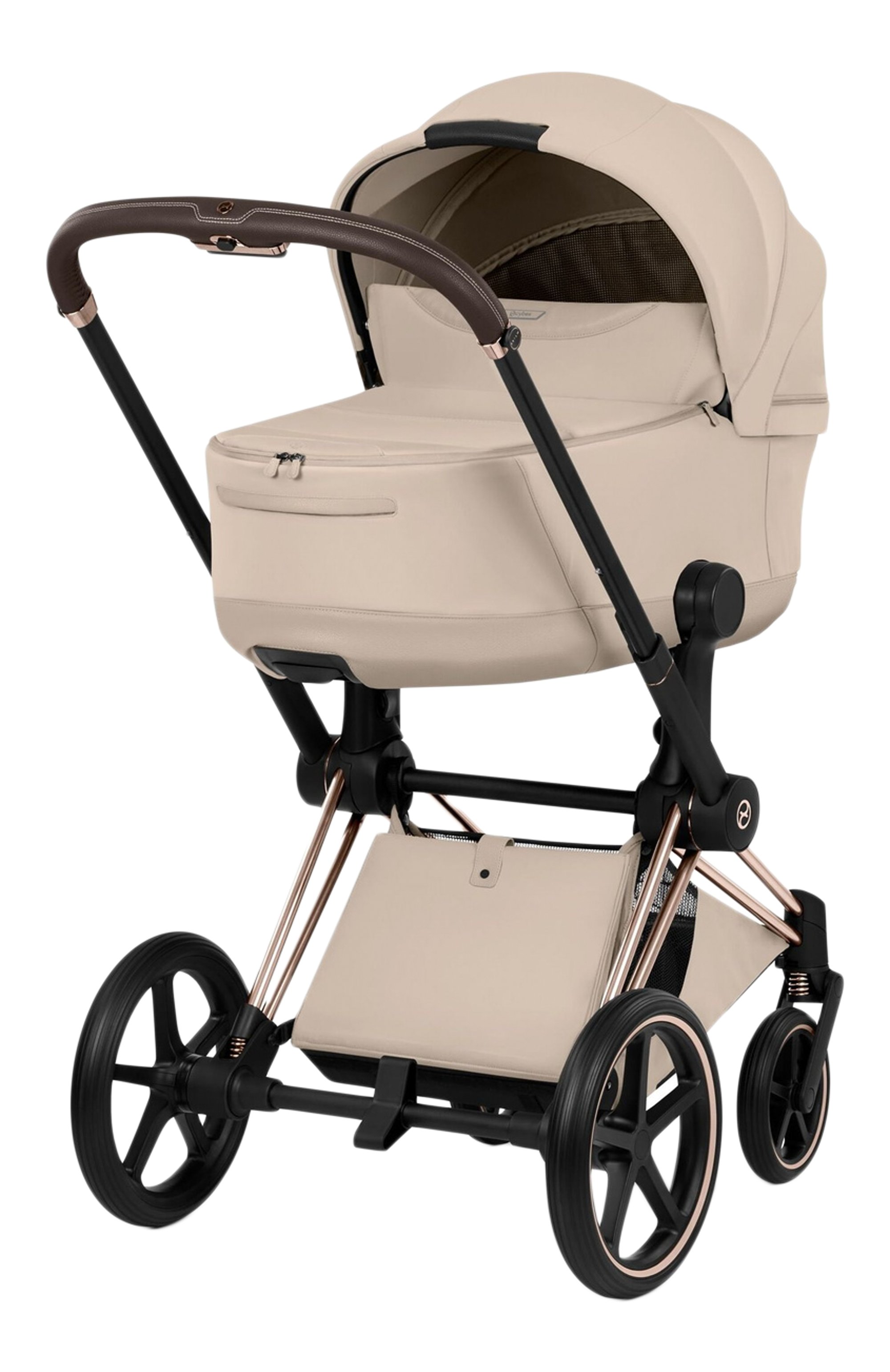 Коляска 2 в 1 priam v style CYBEX бежевого цвета по цене 147250 руб., арт. 526002245, фото 2 Коляска 2 в 1 priam v style CYBEX, арт. 526002245, фото 2