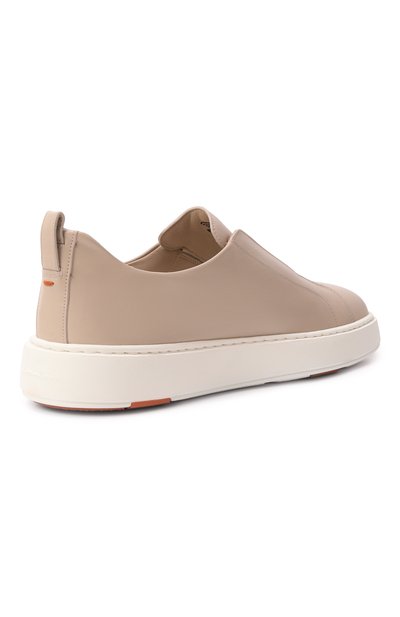 Кожаные кеды cleanic SANTONI, арт. MBCG21995BARTMVI, фото 5