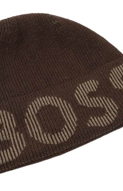 Шапка из хлопка и шерсти BOSS, арт. 50495296, фото 3