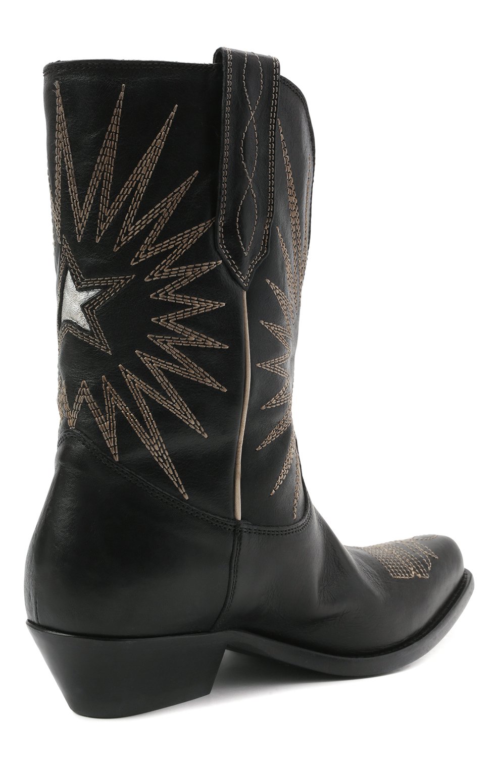 Кожаные сапоги wish star low GOLDEN GOOSE DELUXE BRAND, арт. GWF00136.F000571, фото 4