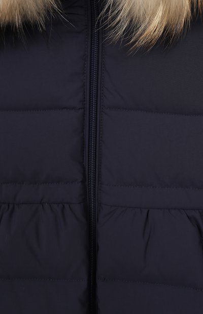 Пуховое пальто с отделкой из енота IL GUFO, арт. A25GGP0005N0108/2-4, фото 3