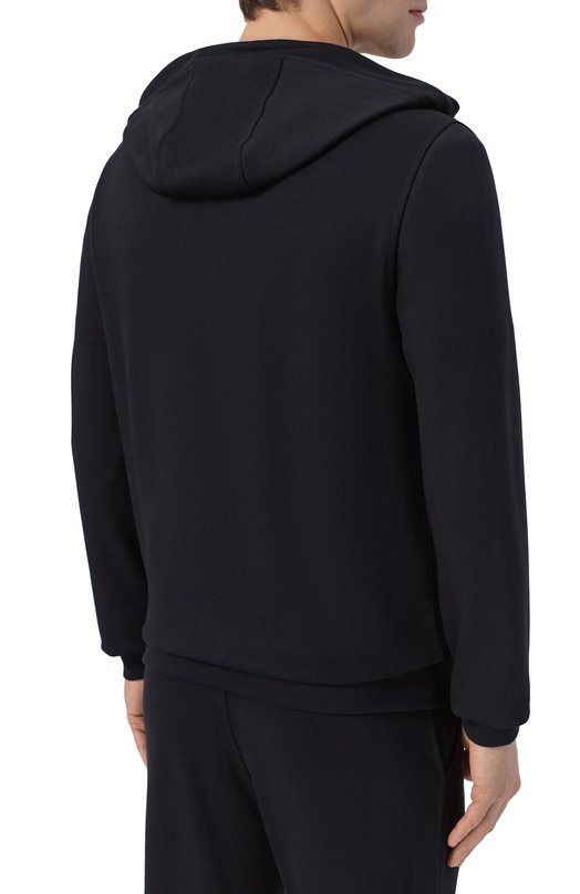 Толстовка из вискозы Kiton UMM0749 Чёрный  UMM0749 Фото 4