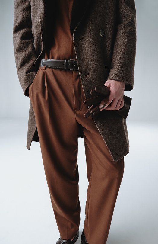 Кожаный ремень Corneliani 92V301-3820830 Коричневый  92V301-3820830 Фото 5