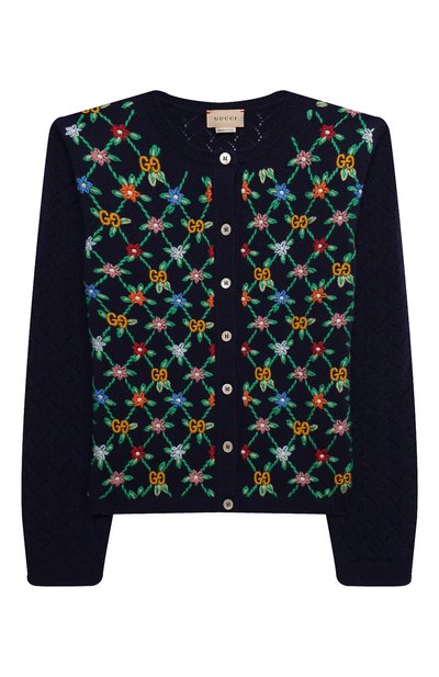 Шерстяной кардиган GUCCI, арт. 657347/XKBX9, фото 1