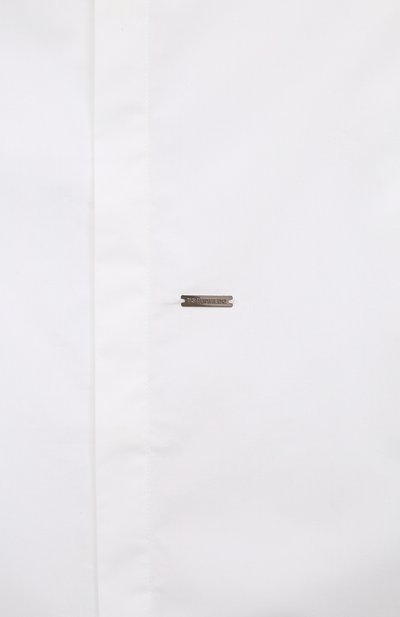 Хлопковая рубашка DSQUARED2 белого цвета по цене 19350 руб., арт. DQ1177/D007D, фото 3 Хлопковая рубашка DSQUARED2, арт. DQ1177/D007D, фото 3