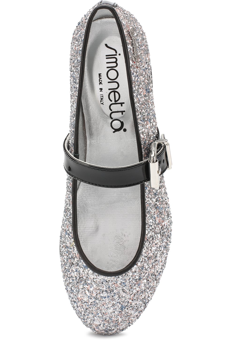 Туфли с глиттером и лаковым ремешком SIMONETTA, арт. 51055/36-41, фото 4