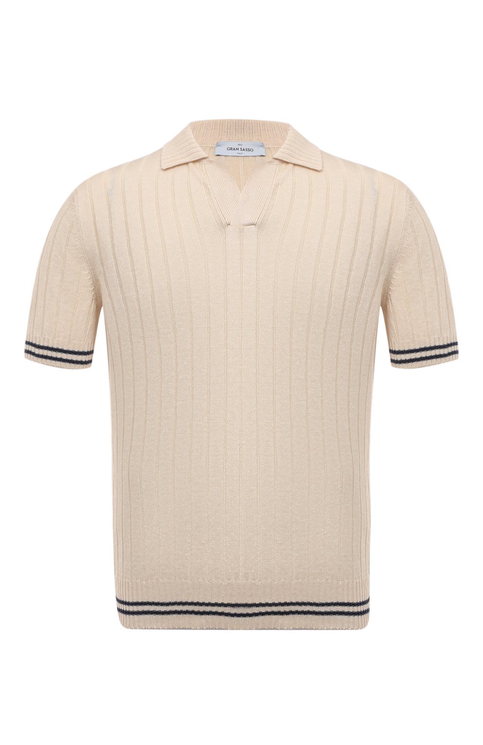 Поло изо льна и хлопка GRAN SASSO, арт. 23140/18624, фото 1
