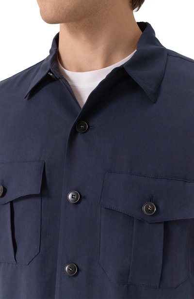 Рубашка из лиоцелла CANALI, арт. 31016/AE05574, фото 5