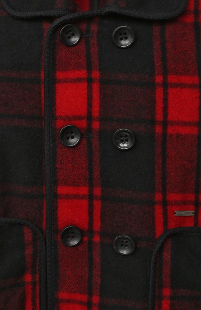 Шерстяное пальто DSQUARED2, арт. DQ04BL-D00ZS, фото 3