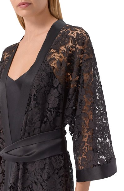 Шелковый халат CARINE GILSON, арт. SO0168BE, фото 4