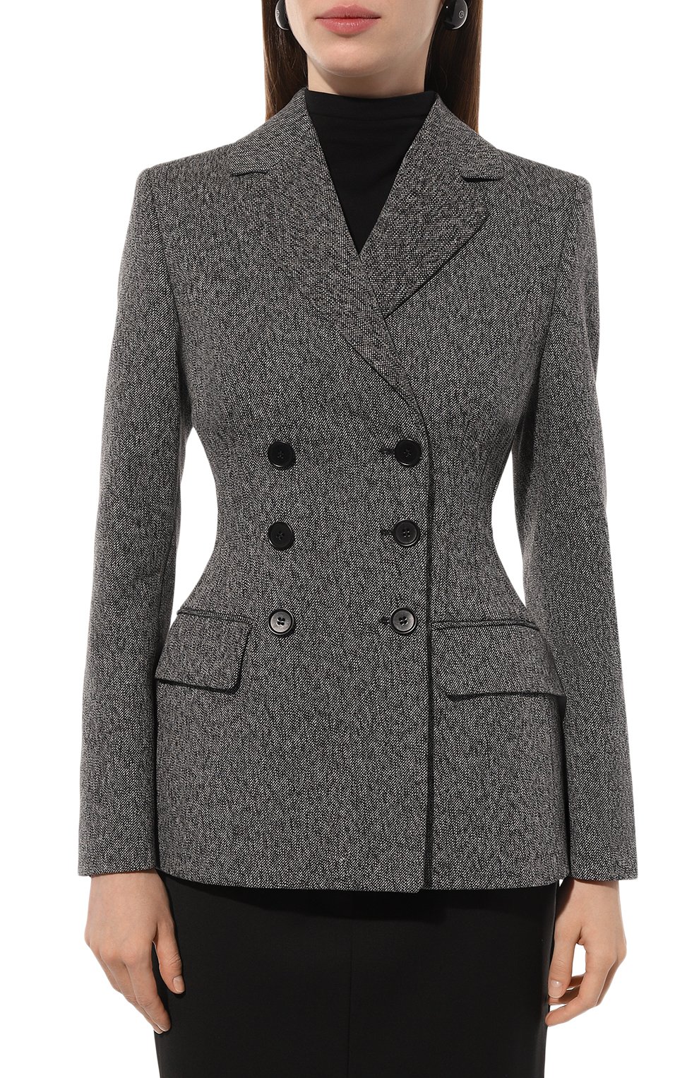 Жакет из хлопка и шерсти MSGM, арт. 3742MDG06X/247806, фото 6