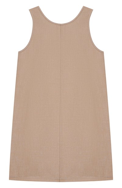Джинсовый сарафан BRUNELLO CUCINELLI бежевого цвета по цене 79950 руб., арт. BB148A425C, фото 2 Джинсовый сарафан BRUNELLO CUCINELLI, арт. BB148A425C, фото 2