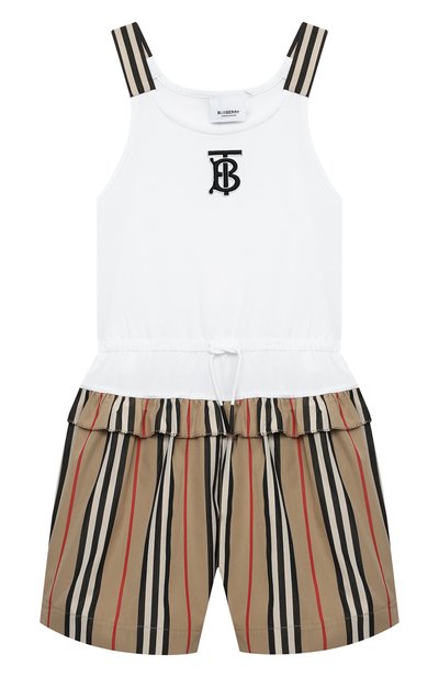 Хлопковый комбинезон BURBERRY, арт. 8038174, фото 1