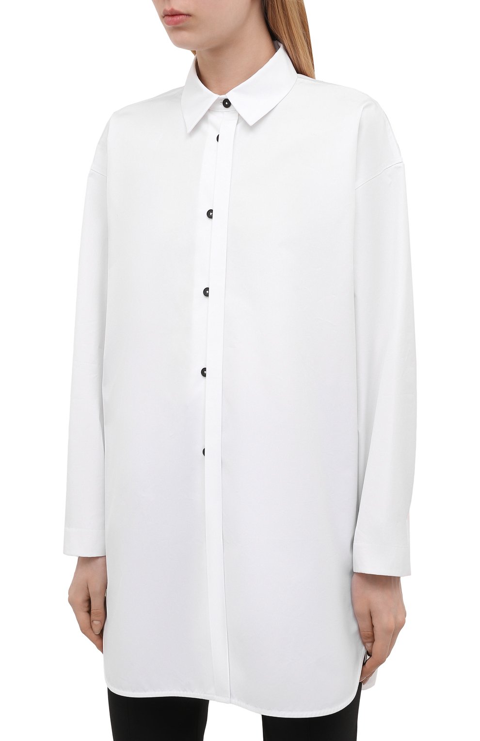 Хлопковая рубашка JIL SANDER, арт. JSCT603105-WT244200, фото 3