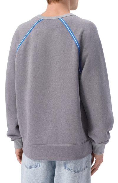 Хлопковый свитшот DOLCE & GABBANA серого цвета по цене 89950 руб., арт. G9BZMT/HU7ME, фото 4 Хлопковый свитшот DOLCE & GABBANA, арт. G9BZMT/HU7ME, фото 4