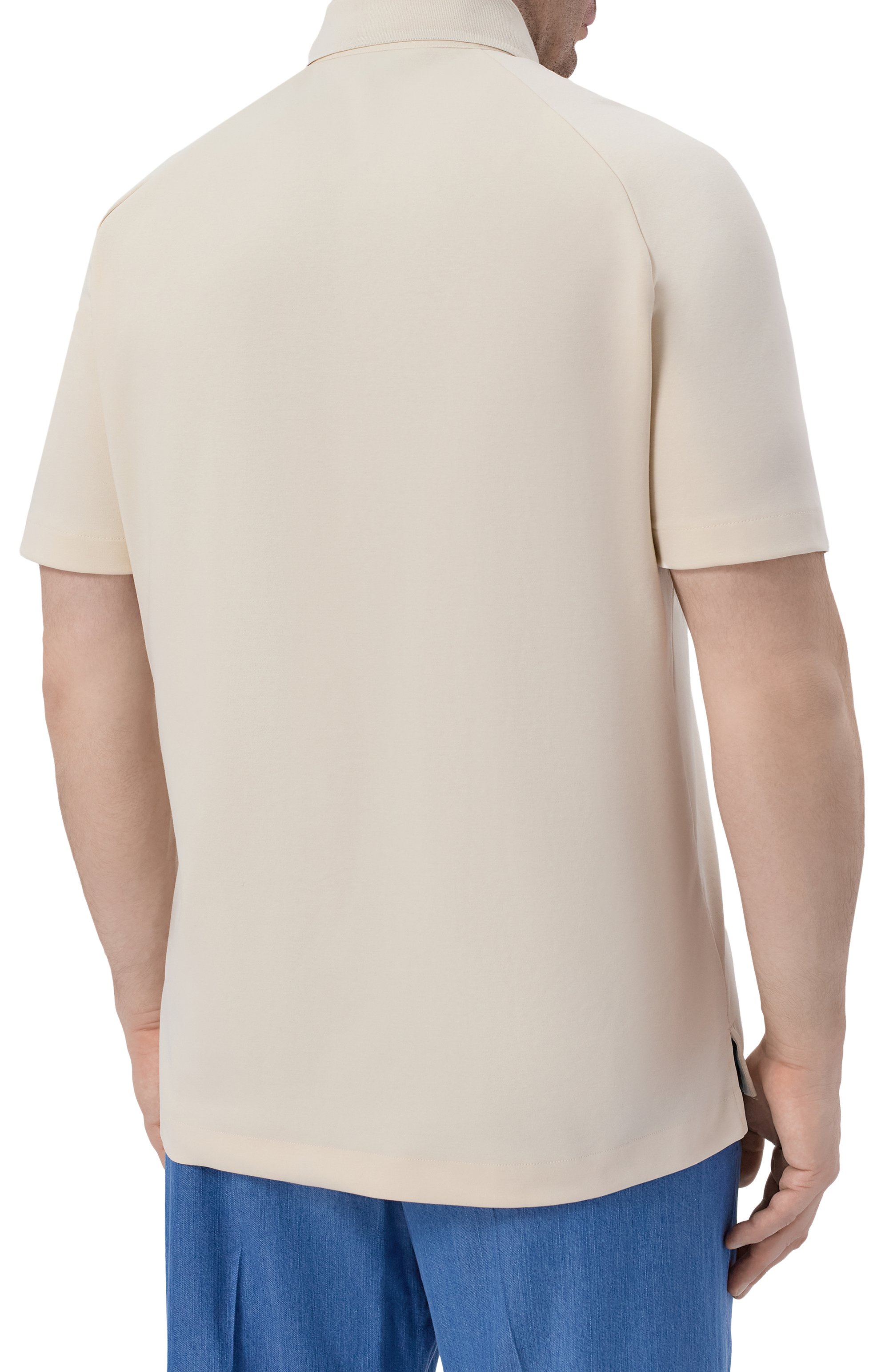 Поло BOSS кремового цвета по цене 20950 руб., арт. 50553842, фото 4 Поло BOSS, арт. 50553842, фото 4