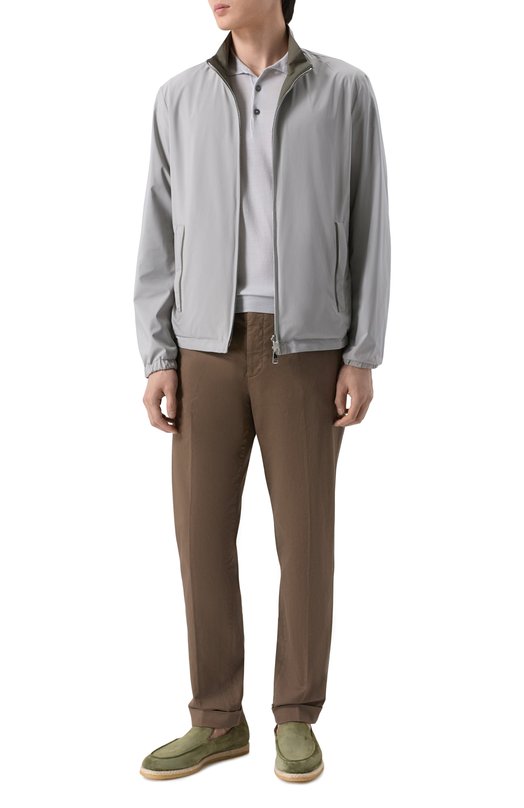 Замшевые эспадрильи Barrett 231U012.28/LIGHT CASHEMERE Хаки  231U012.28/LIGHT CASHEMERE Фото 2