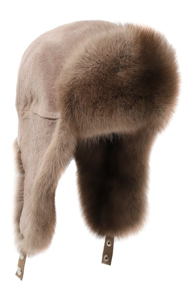 Шапка-ушанка из меха норки и соболя VICTORIA KUSENKOVA, арт. 091913694097, фото 1