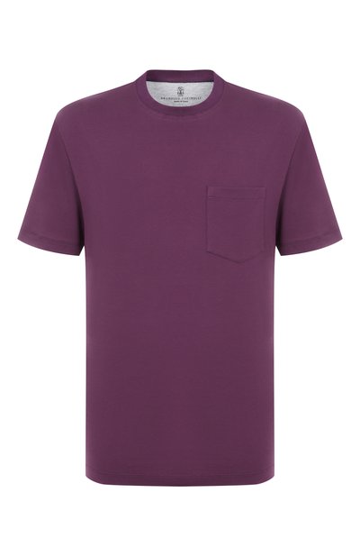 Мужская хлоп�ковая футболка BRUNELLO CUCINELLI, арт. M0B131376