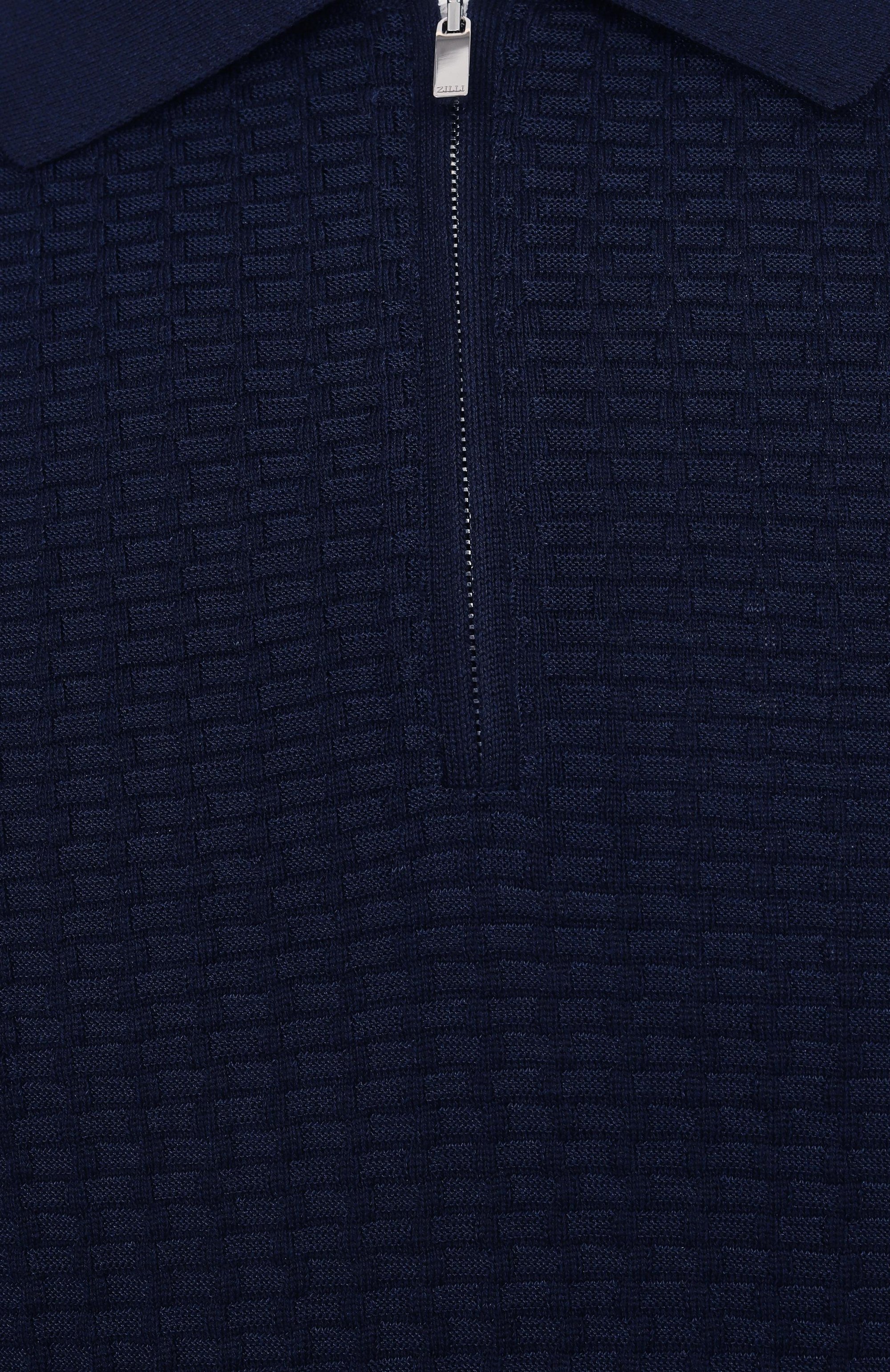 Поло из шелка и хлопка ZILLI, арт. KZP002M0145VZWE00/64, фото 6