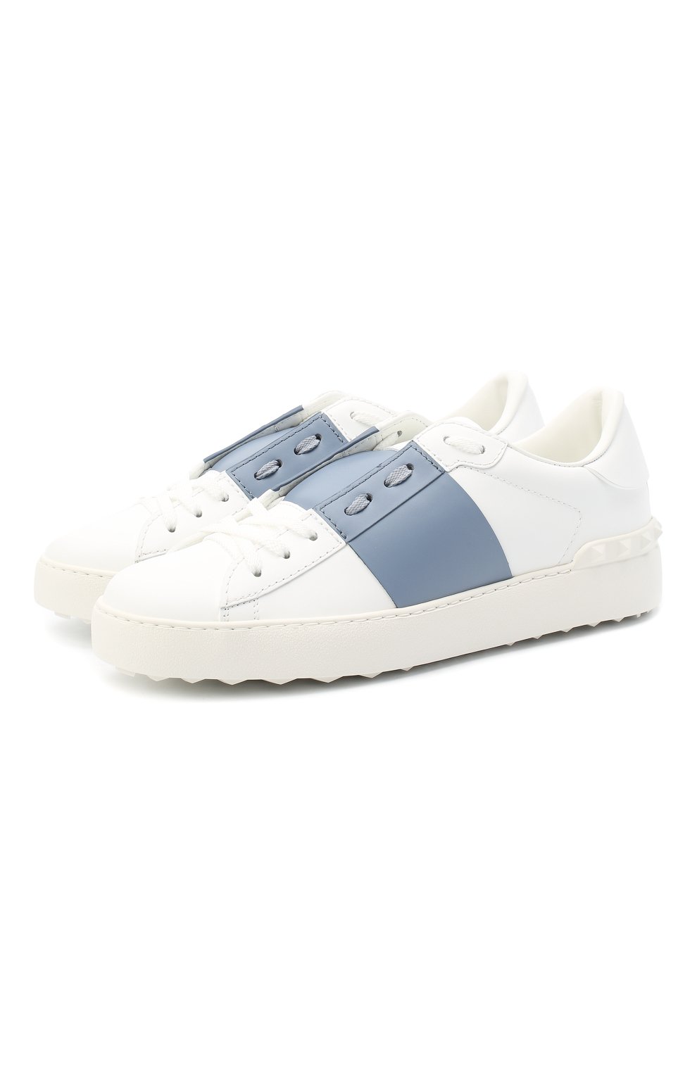 Кожаные кеды open VALENTINO, арт. UW2S0781/BLU, фото 1