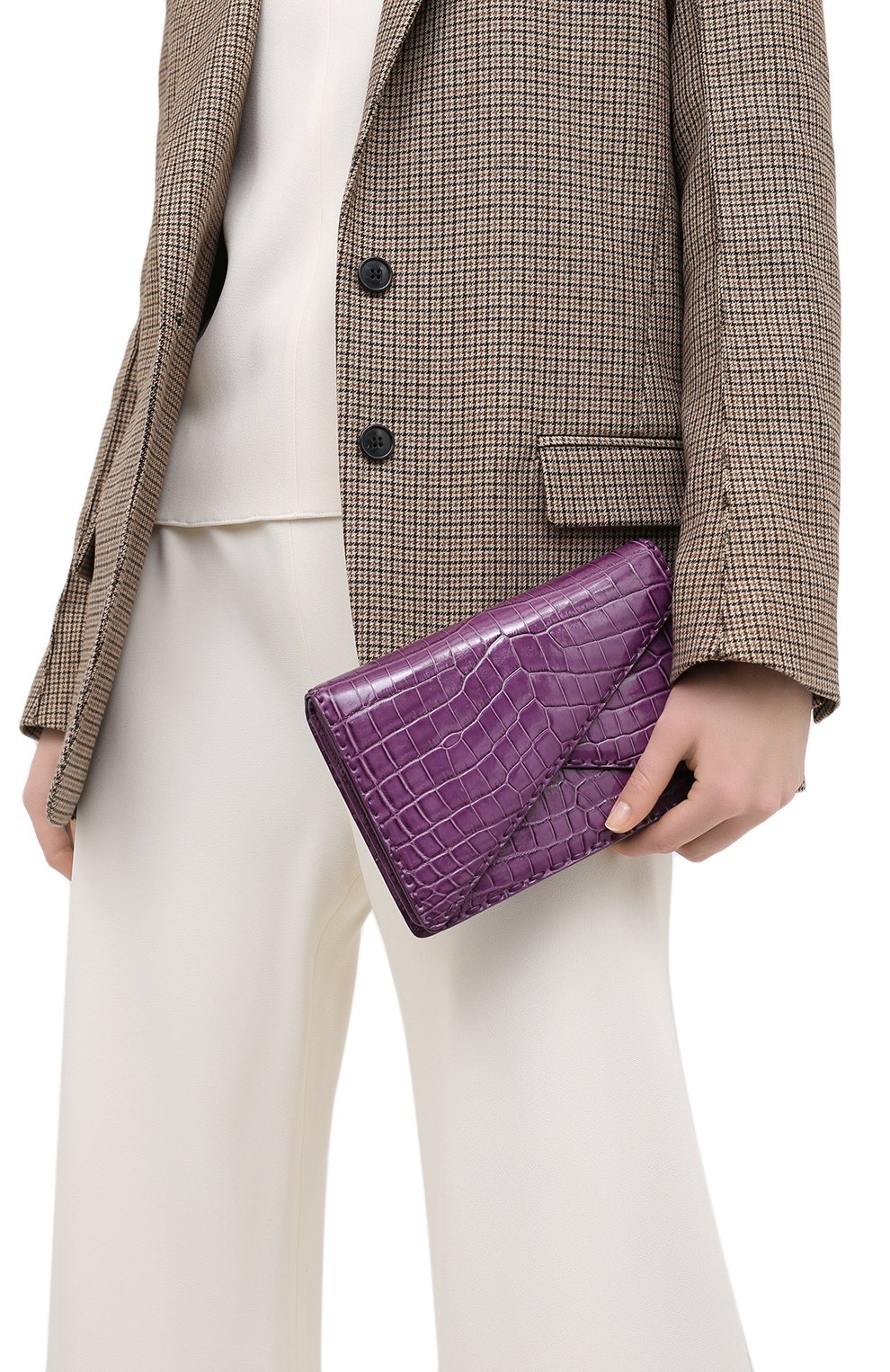 Клатч из кожи крокодила BOTTEGA VENETA, арт. 115776/VI0GJ, фото 2