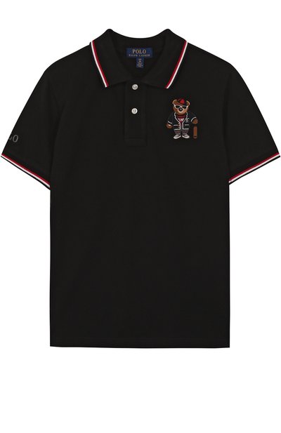 Хлопковое поло с вышивкой POLO RALPH LAUREN, арт. 323694730, фото 1