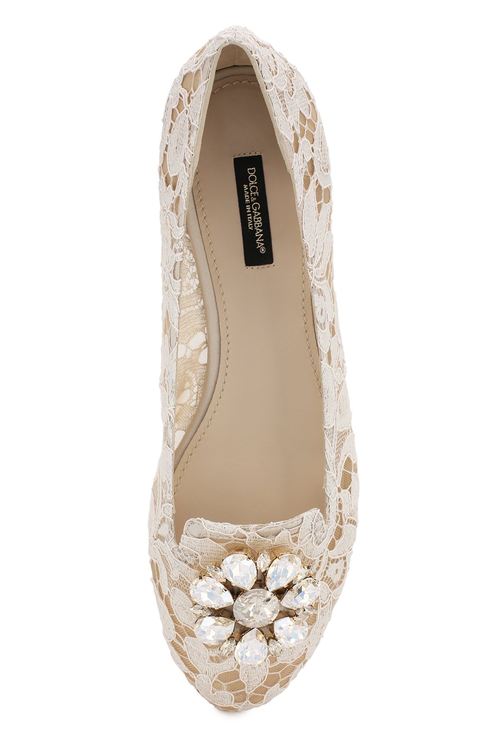 Текстильные балетки rainbow lace DOLCE & GABBANA, арт. CP0010/AL198, фото 5